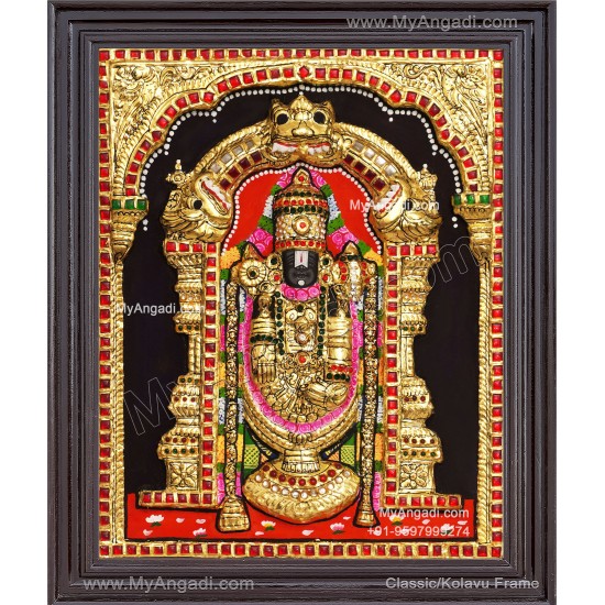 3D Balaji Tanjore Painting