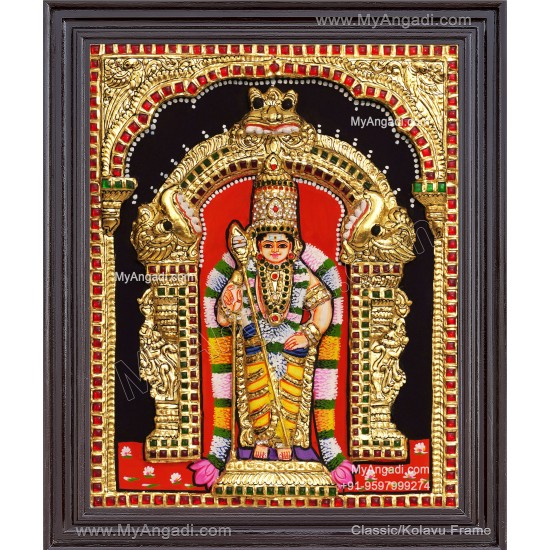 Murugan 3D Tanjore Painting