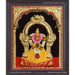 Aathanur Amman 3D Tanjore Painting