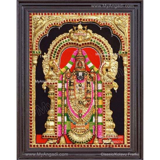 Balaji 3d Tanjore Painting