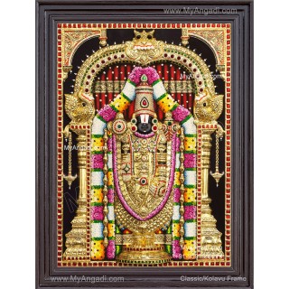 Balaji 3d Tanjore Painting