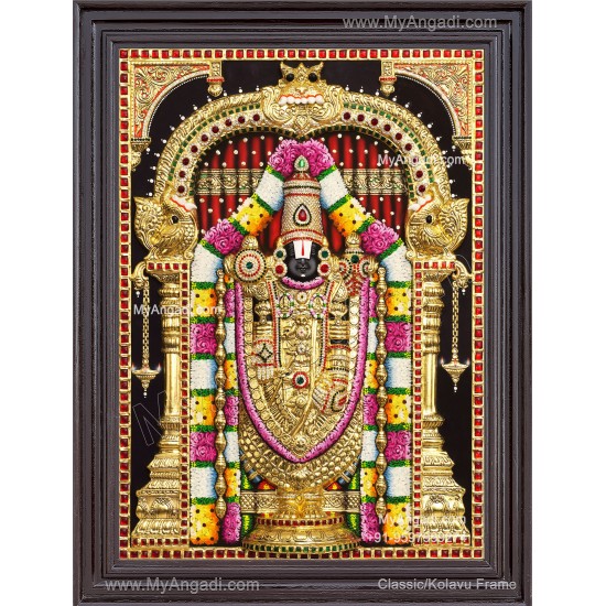 Balaji 3d Tanjore Painting