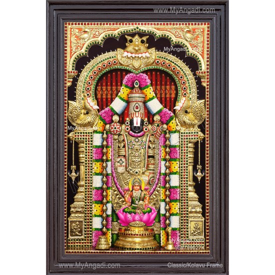 Balaji Lakshmi 3D Tanjore Painting