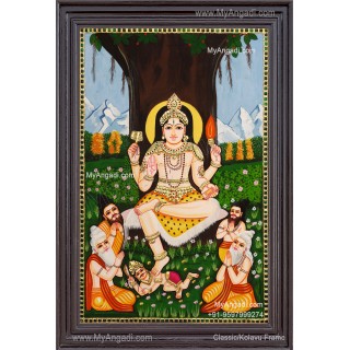 Dakshinamurthi Tanjore Painting