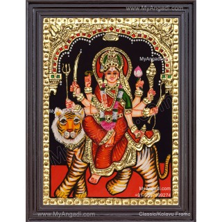 Durga Devi Tanjore Painting