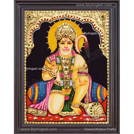 Hanuman Tanjore Painting
