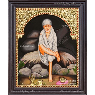 Saibaba Tanjore Painting