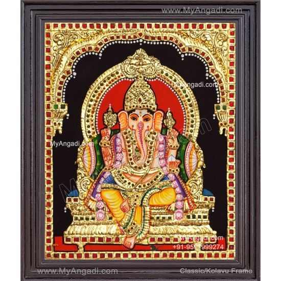 Ganesha Tanjore Painting