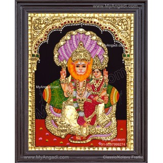 Lakshmi Narasimmar Tanjore Painting