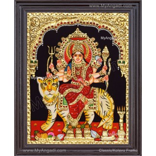 Durga Devi Tanjore Painting