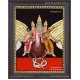  Vishnu On Garuda Vahana Tanjore Painting