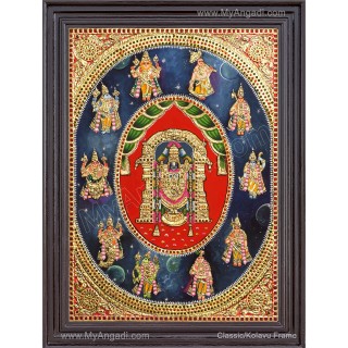 Dasavatharam  Tanjore Painting