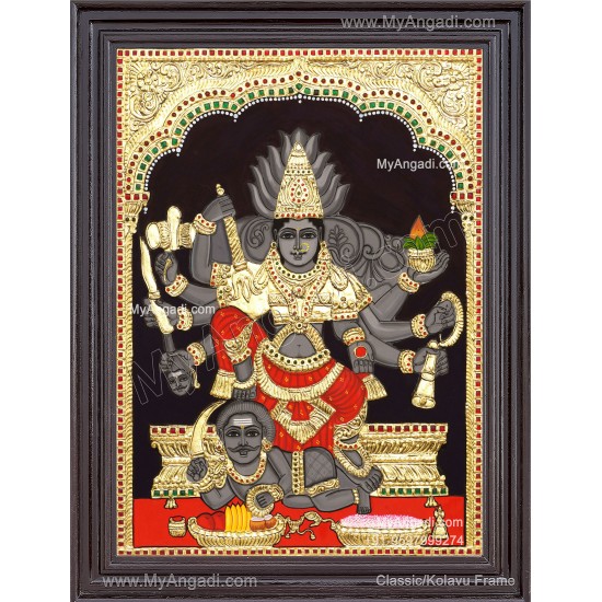 Sivalapuri Amman Tanjore Painting
