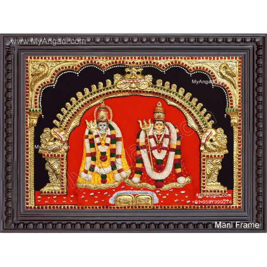 Appathal Paavathal 3D Tanjore Painting