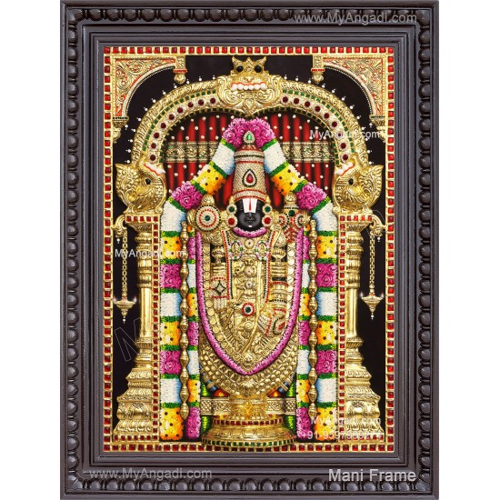 Balaji 3d Tanjore Painting