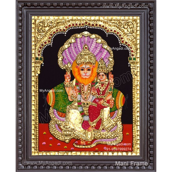 Lakshmi Narasimmar Tanjore Painting