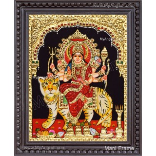 Durga Devi Tanjore Painting