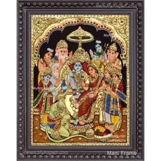 Ramar Pattabishekam Tanjore Painting