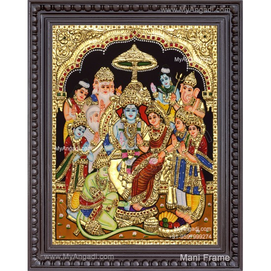 Ramar Pattabishekam Tanjore Painting