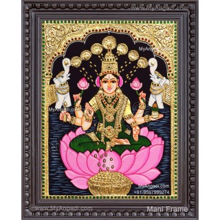 Gajalakshmi Tanjore Painting