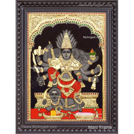 Sivalapuri Amman Tanjore Painting