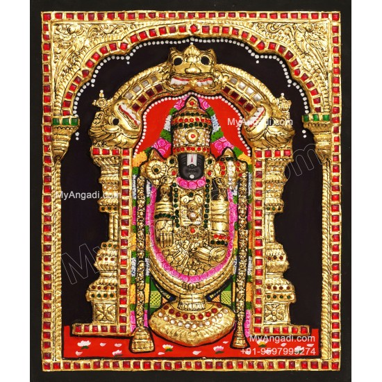 3D Balaji Tanjore Painting