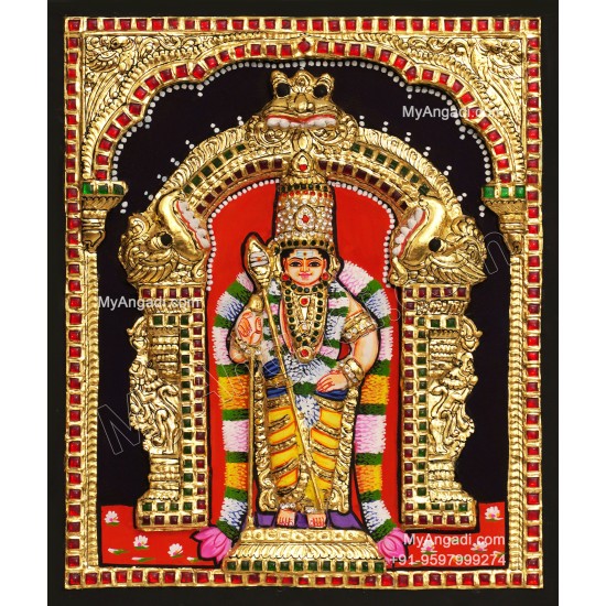 Murugan 3D Tanjore Painting