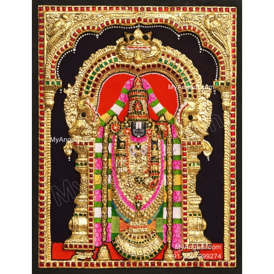 Balaji 3d Tanjore Painting