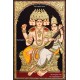Brahma Saraswathi Tanjore Painting