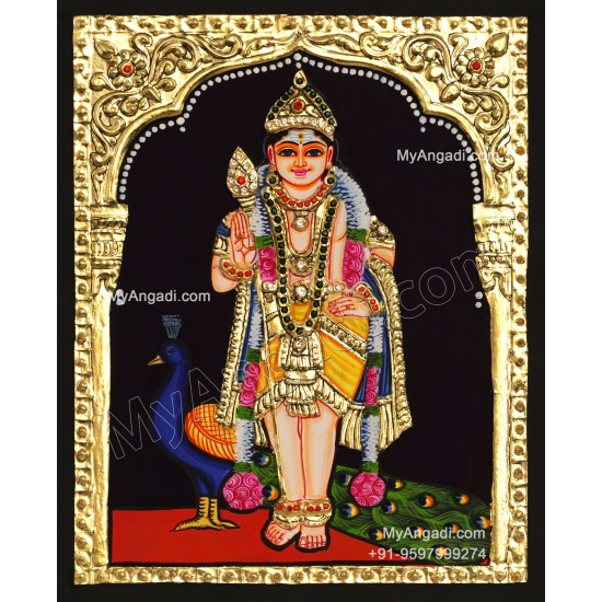 Murugan Tanjore Painting