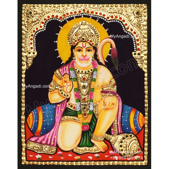 Hanuman Tanjore Painting