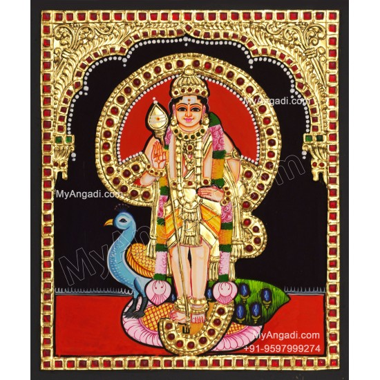 Murugan Tanjore Painting