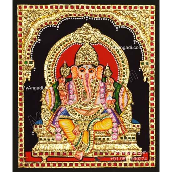 Ganesha Tanjore Painting