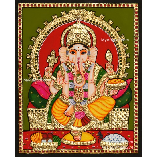 Ganesh  Tanjore Paintings