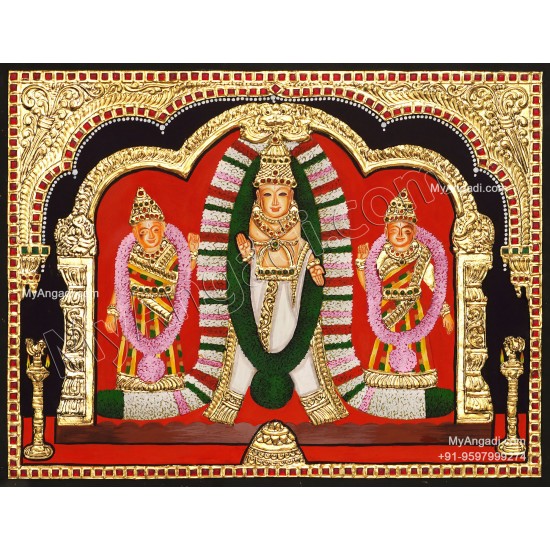Varatharaja Perumal Tanjore Painting