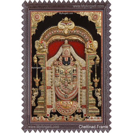 3D Balaji Tanjore Painting