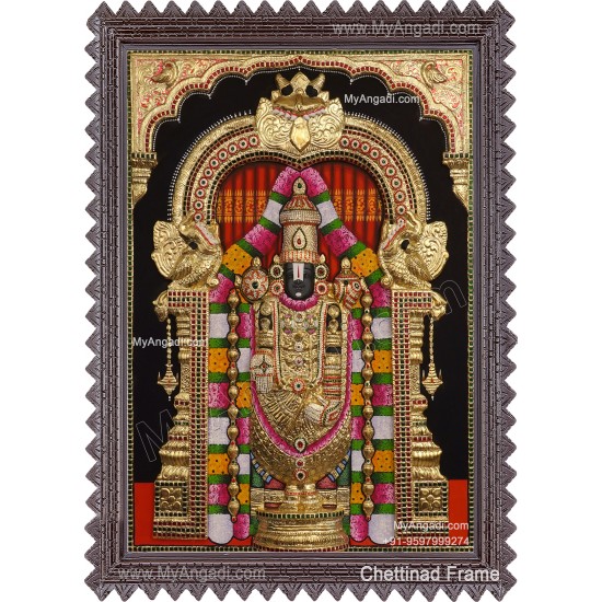 3D Balaji Tanjore Painting