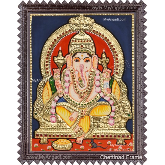 Ganesha Tanjore Painting