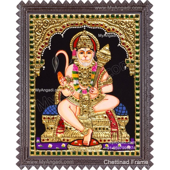 Hanuman Tanjore Painting