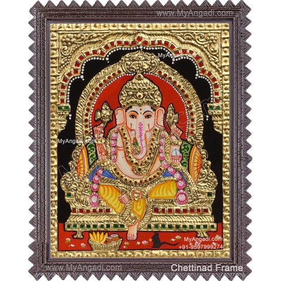 Ganesha Tajore Painting