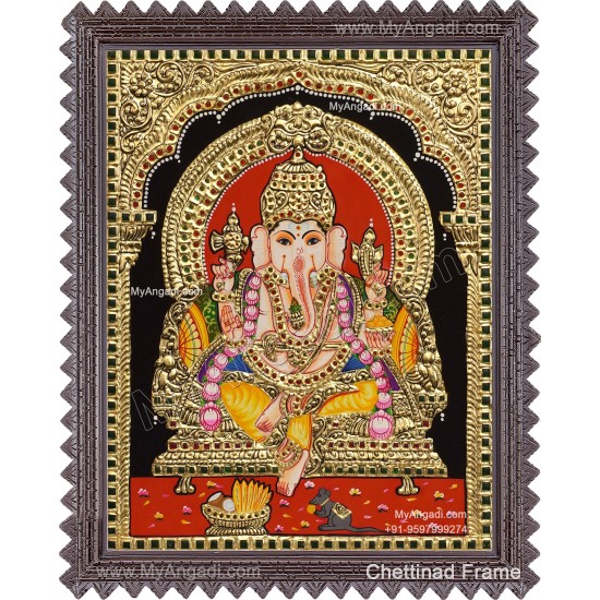 Ganesha Tajore Painting