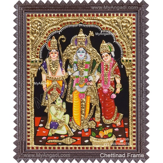 Ram Darbar Tanjore Painting