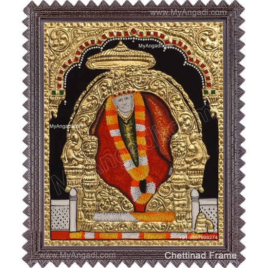 Saibaba Tanjore Painting