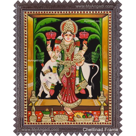 Graha Lakshmi Tanjore Painting