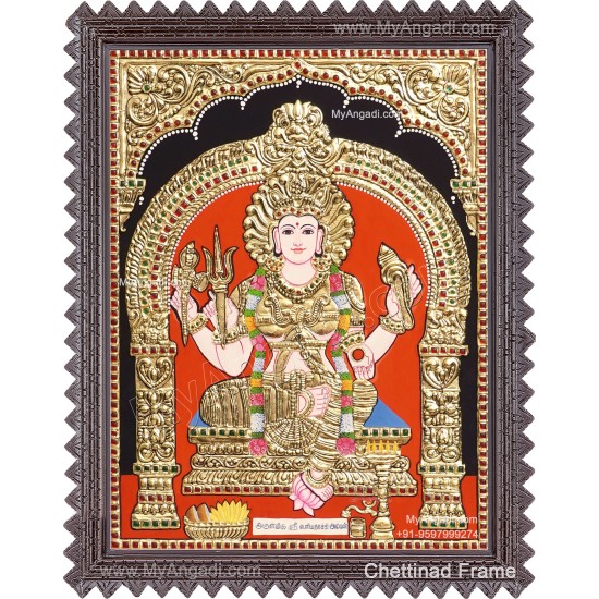 Sri Periyanachi Amman Tanjore Painting