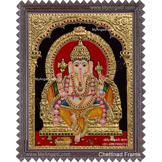 Ganesha  Tanjore Painting