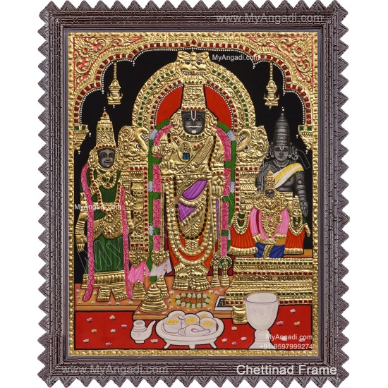 Parthasarathy Perumal Tanjore Painting