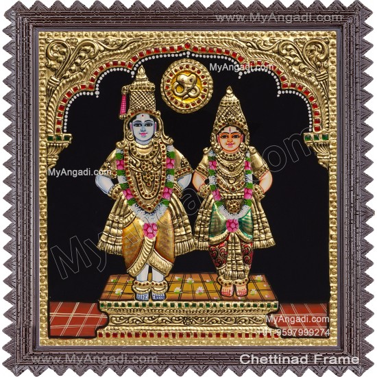 Pandurangan Rakhumai Tanjore Painting