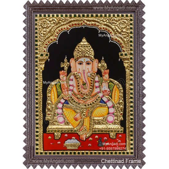 Ganesha Tanjore Painting