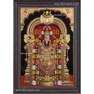3D Balaji Tanjore Painting